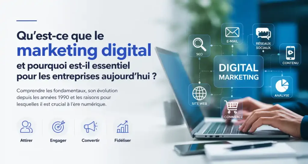 Qu’est-ce que le marketing digital et pourquoi est-il essentiel pour les entreprises aujourd’hui ?