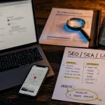 Premiere position sur google avec SEO, SEA et local
