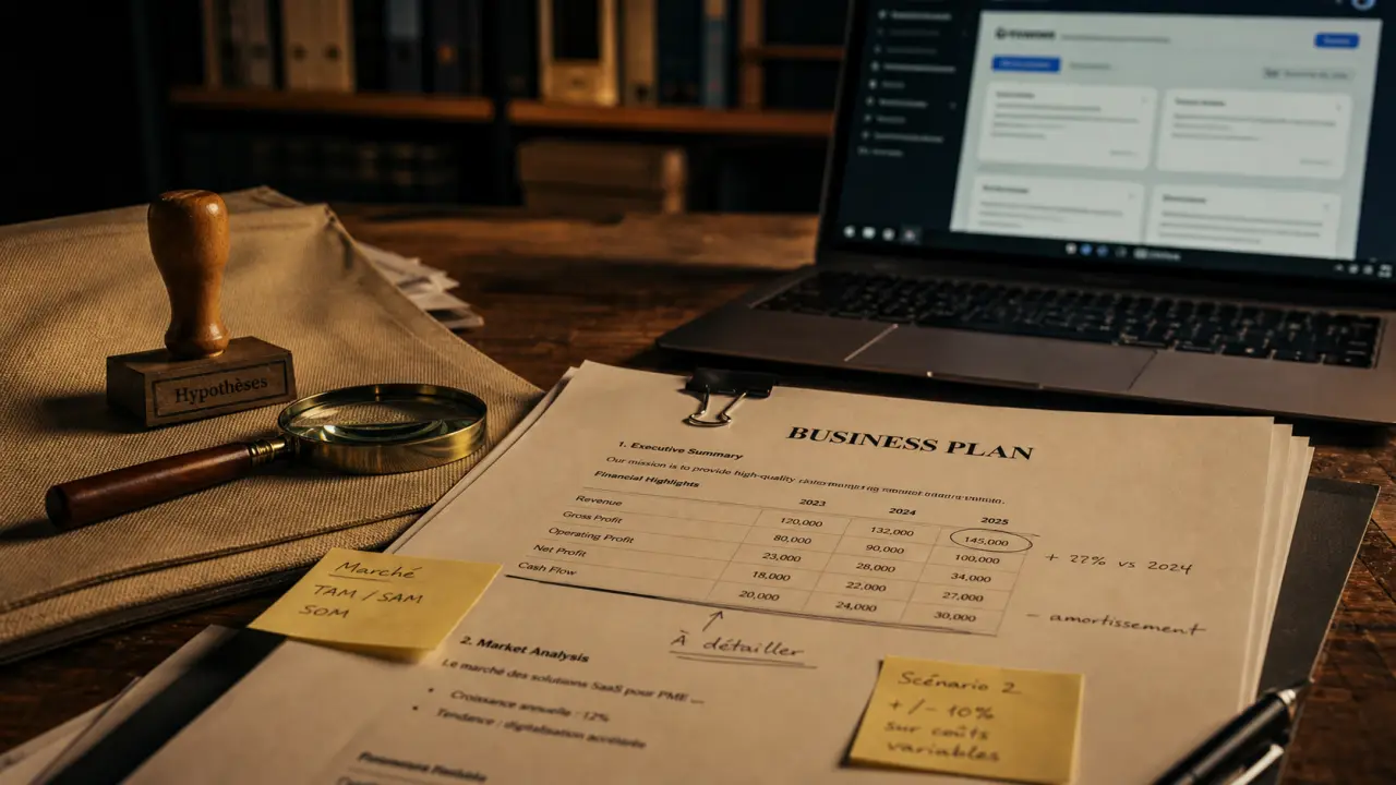 Business plan ia en 30 minutes, données fiables