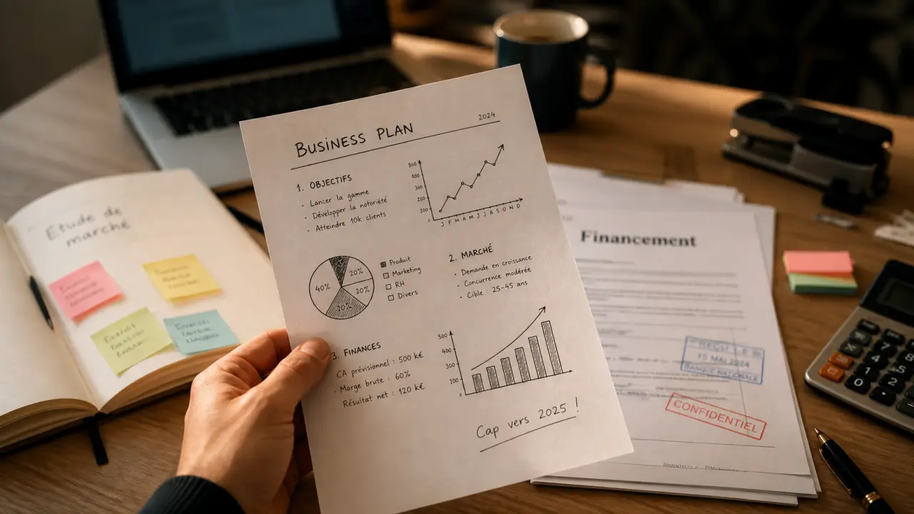 Comment créer son entreprise : carnet étude de marché et financement