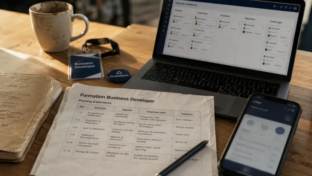 Formation business developer à Lyon : diplôme, alternance et débouchés concrets
