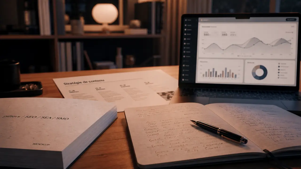 Stratégie de contenu digital SEO et KPI : plan éditorial