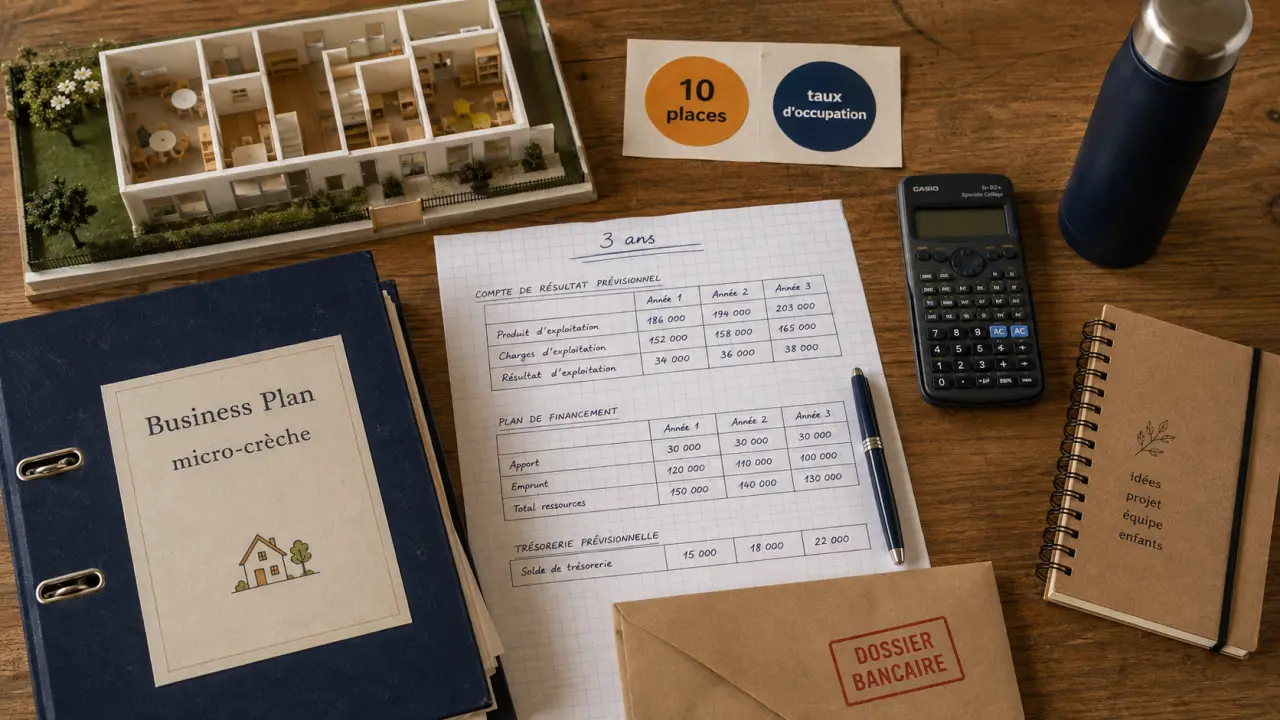Business plan micro creche : budget, rentabilité et dossier bancaire