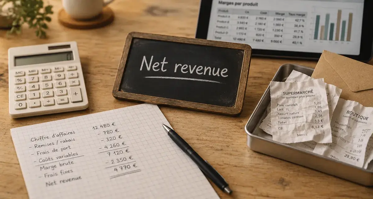 Comment calculer net revenue pour ecommerce en ligne