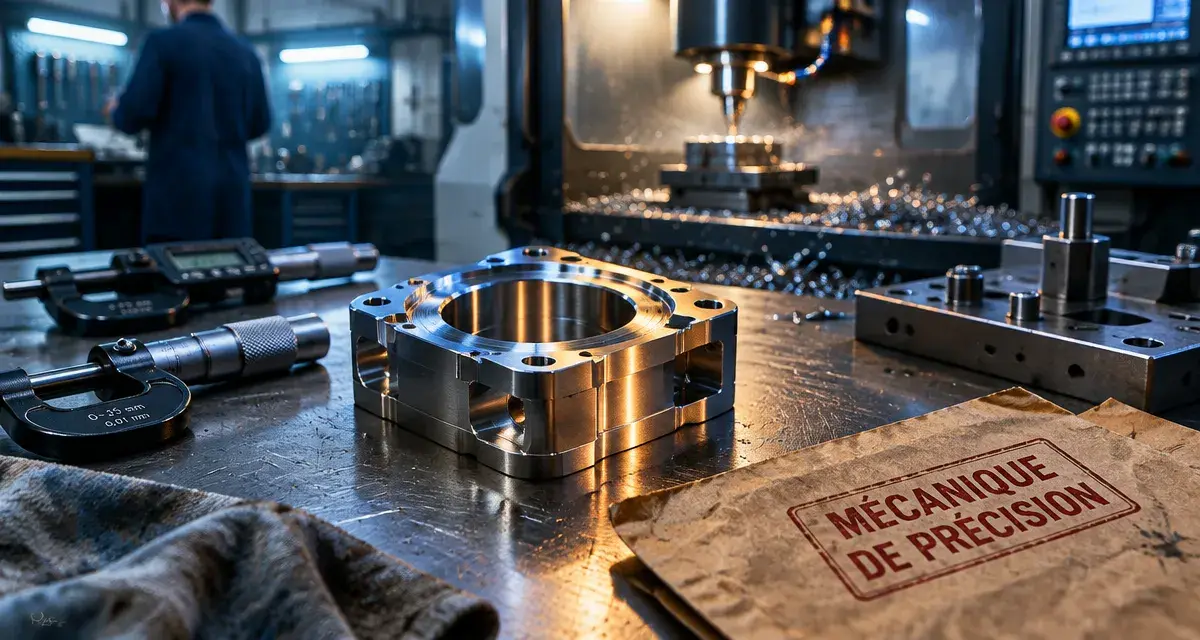 CRM industrie : mécanique de précision en atelier d’usinage près de Chalon-sur-Saône