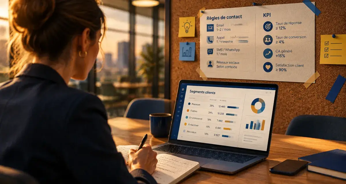 CRM manager analyse les données clients pour la fidélisation