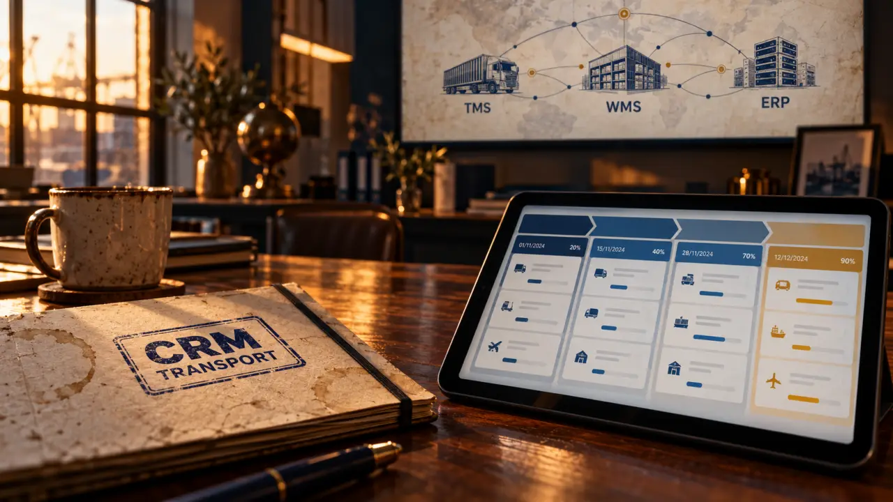 CRM transport : données centralisées et relances organisées