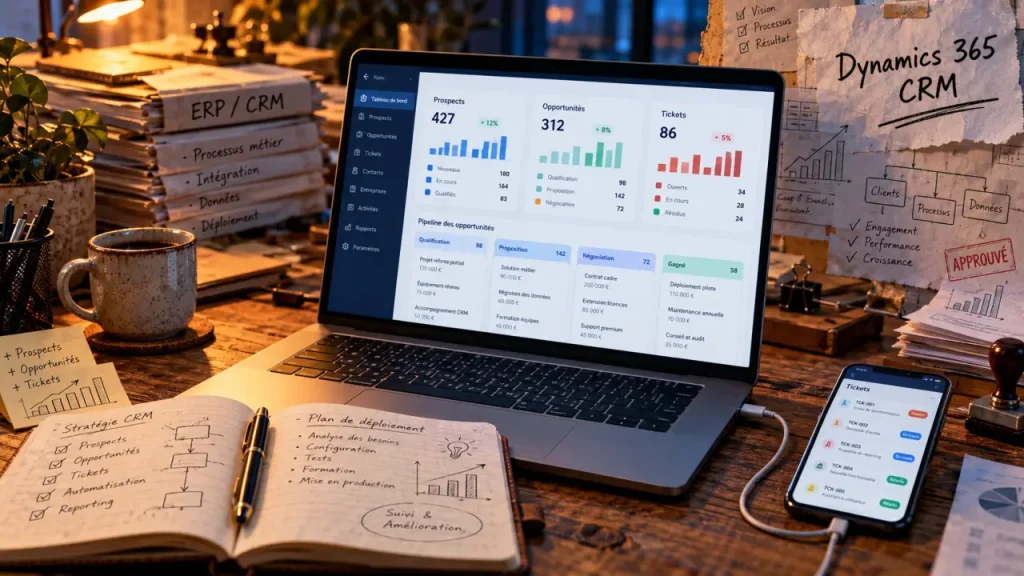 Microsoft Dynamics CRM : choisir les applications adaptées aux ventes et au service client